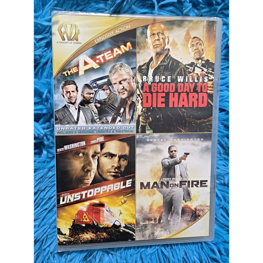 20th Century Fox 4-Movie Action DVD Set Unrated Extended Widescreen R